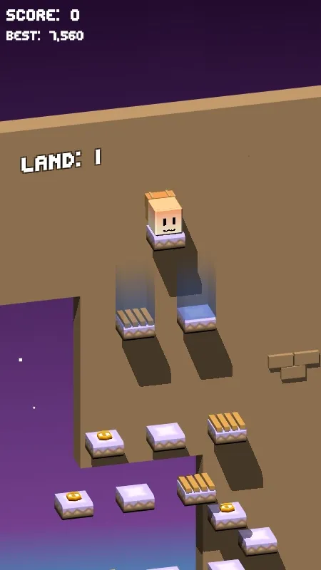 Super Drop Land title screen